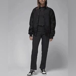 Air Jordan Pants  Women's M  Woven  Black FN5446 Zip Cuff Nike  NWT $110